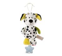 Nici Music Box Dalmatian On Header Card Teddy 18 Cm Yellow
