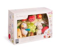 NICI Music Mobile Featuring Bunny & Owl 40 cm, Colourful I Baby Mobile with 5 Removable Figures and Bed Attachment, In Gift Packaging I Baby Bed Accessories - 48511