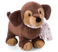 Nici Ped Dog Sausage Skida With A Scarf Teddy 22 Cm Brown