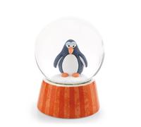 NICI Snow Globe, Penguin Jorge Thunder, 6.5 cm, Grey, Decorative Accessory, Glimmer Ball, Glass Ball, Friendship Gift Idea, 62462