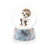 NICI Snow Globe, Sloth Izzy Icetumbler, 6.5 cm, Beige, Decorative Accessory, Glimmer Ball, Glass Ball, Friendship Gift Idea, 62461