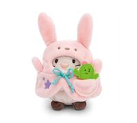 NICI soft toy cat Angy 8cm with cactus and bunny costume in gift box 8,5x6,5x10cm beige - Cuddly cute plush to snuggle and play with, for children & adults, great gift idea - 61141
