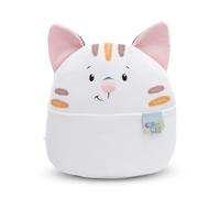 Nici soft toy Chill cat 30cm white - Cuddly cute plush to snuggle and play with, for children & adults, great gift idea - 61400