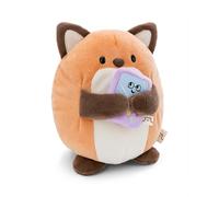NICI soft toy fox Geeks 16cm with video game in gift box 11x12x6,5cm red - Cuddly cute plush to snuggle and play with, for children & adults, great gift idea - 61151