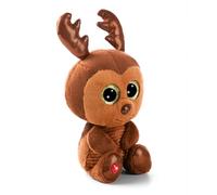 NICI soft toy Chill-NICI cat 30x34cm - beige - Fluffy plush, cute to cuddle and play with, for children & adults, great gift idea - 61692