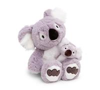 NICI soft toy koala Barry 30cm with Koala-Baby 10cm - grey - Cuddly sweet plush for cuddling and playing, for children & adults, great gift idea - 61717