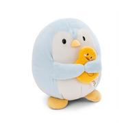 NICI soft toy penguin Waddle 16cm with duck in gift box 11x12x6,5cm blue - Cuddly cute plush to snuggle and play with, for children & adults, great gift idea - 61149