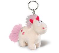 4M 40091 NICI 40091.0 10 cm Unicorn Theodor Key Chain, Pink, 10cm