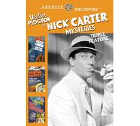 Nick Carter Mysteries Triple Feature DVD - Walter Pidgeon Master Detective