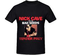 Nick Cave Tender Prey Tracks Mens O Neck Casual T Shirt Large Black S
