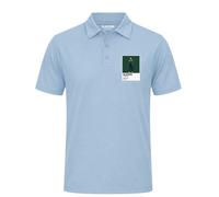 Nick Faldo Masters Golf Icon Frame Men's Polo Shirt - Light Blue / S
