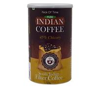 Nick of Time South Indian Filter Coffee (55:45 Coffee-Chicory) | 100% Arabica AA Dark Roast | Rich Flavor & Aroma | Brewed by Women Awakening 13 Countries for 10+ Years (500g|17.63 oz)