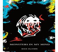 Nick Oliveri Monsters in my Mind Hardcover Book Nick Oliveri Multicolor