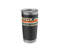 Nick Retro 70s 80s Sunset Stripe Stainless Steel Insulated Tumbler