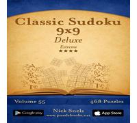 Nick Snels Classic Sudoku 9x9 Deluxe - Extreme - Volume 55 - 468 Logic Nick Snels Multicolor