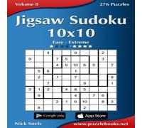 Nick Snels Jigsaw Sudoku 10x10 - Easy to Extreme - Volume 8 - 276 Puzzles Nick Snels Multicolor
