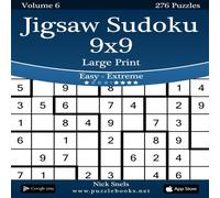 Nick Snels Jigsaw Sudoku 9x9 Large Print - Easy to Extreme - Volume 6 - 276 Nick Snels Multicolor