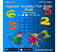 Nick Snels Jigsaw Sudoku For Kids 6x6 - Easy to Hard - Volume 1 - 145 Puzzles Nick Snels Multicolor