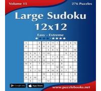 Nick Snels Large Sudoku 12x12 - Easy to Extreme - Volume 15 - 276 Puzzles Nick Snels Multicolor