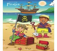 Nick Snels Livre de coloriage Pirates 1, 2 & 3 Paperback Book Nick Snels Multicolor
