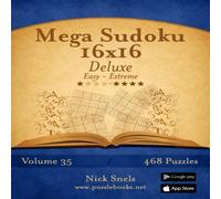Nick Snels Mega Sudoku 16x16 Deluxe - Easy to Extreme - Volume 35 - 468 Nick Snels Multicolor
