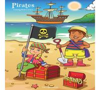 Nick Snels Pirates Coloring Book 1, 2 3 Paperback Nick Snels Multicolor