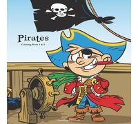 Nick Snels Pirates Coloring Book 1 & 2 Paperback Nick Snels Multicolor