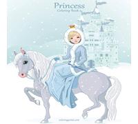 Nick Snels Princess Coloring Book 2 Paperback Nick Snels Multicolor