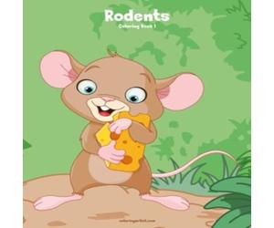 Nick Snels Rodents Coloring Book 1 Paperback Nick Snels Multicolor