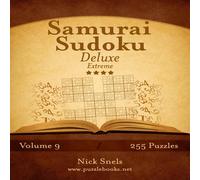 Nick Snels Samurai Sudoku Deluxe - Extreme - Volume 9 - 255 Logic Puzzles Nick Snels Multicolor
