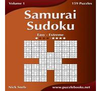 Nick Snels Samurai Sudoku - Easy to Extreme - Volume 1 - 159 Puzzles Nick Snels Multicolor