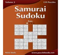 Nick Snels Samurai Sudoku - Easy - Volume 2 - 159 Puzzles Paperback Book Nick Snels Multicolor
