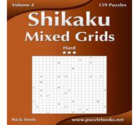 Nick Snels Shikaku Mixed Grids - Hard - Volume 4 - 159 Logic Puzzles Nick Snels Multicolor