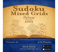 Nick Snels Sudoku Mixed Grids Deluxe - Extreme - Volume 61 - 476 Logic Nick Snels Multicolor