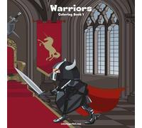 Nick Snels Warriors Coloring Book 1 Paperback Nick Snels Multicolor