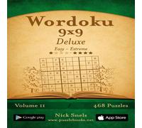 Nick Snels Wordoku 9x9 Deluxe - Easy to Extreme - Volume 11 - 468 Logic Nick Snels Multicolor