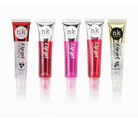 NIcka K New York 5 Pack Lip Gels: Rosehip, Cherry, Bubblegum, Strawberry, Argan - Bundled by Smart Cutie