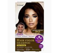 NICKA K NEWYORK Tyche 3-in-1 Hair Colour Shampoo Natural Brown 12ml