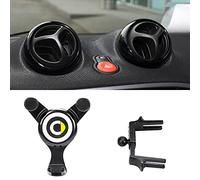 NICKAL Car Vent Phone Holder, for Smart 453 451 Fortwo Forfour Dashboard Windscreen Air Vent 360° Rotatable Mobile GPS Holder Accessories, 453 outlet