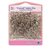 Nickel Hardened Tempered Curved Safety Pins 38mm Size 2 150 Pins H418.2.150