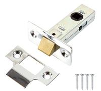 Nickel Internal Door Latch - 64mm 2½" - Silver/Chrome Finish Interior Mortice