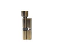 Nickel Lock Cylinder Zinc Alloy Door Lock Cylinder Single Open, Indoor Brass Core Wooden(70-SS-3KEY)