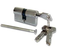 Nickel-plated Asix Cisa 0E300 European security profile cylinder