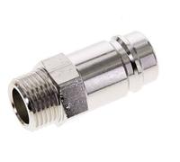 Nickel-plated Brass DN 15 Air Coupling Plug G 1/2 inch Male