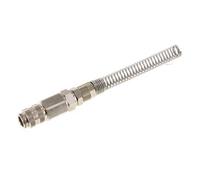 Nickel-plated Brass DN 5 Air Coupling Socket 6x8 mm Union Nut Bend-Protect Rotatable