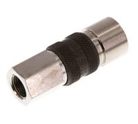 Nickel-plated Brass DN 5 Brown-Coded Air Coupling Socket G 1/8 inch Female
