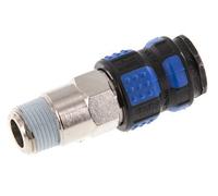 Nickel-plated Brass DN 7.8 Air Coupling Socket R 3/8 inch Male
