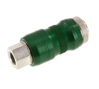 Nickel-plated Brass DN 7.8 Safety Air Coupling Socket with Slide Sleeve G 1/4 inch Female
