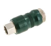 Nickel-plated Brass DN 7.8 Safety Air Coupling Socket with Slide Sleeve G 3/8 inch Female
