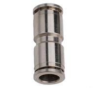Nickel Plated Brass Pneumatic Fitting, Air Tube Connector for PU4/6/8/10mm Hose, 360° Rotatable Metal Straight Coupling, 2.5MPa Wor(PU10)